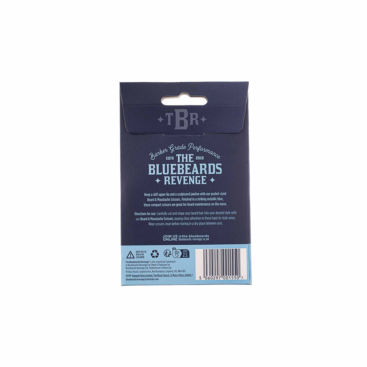 Bluebeards Revenge Moustache Scissors