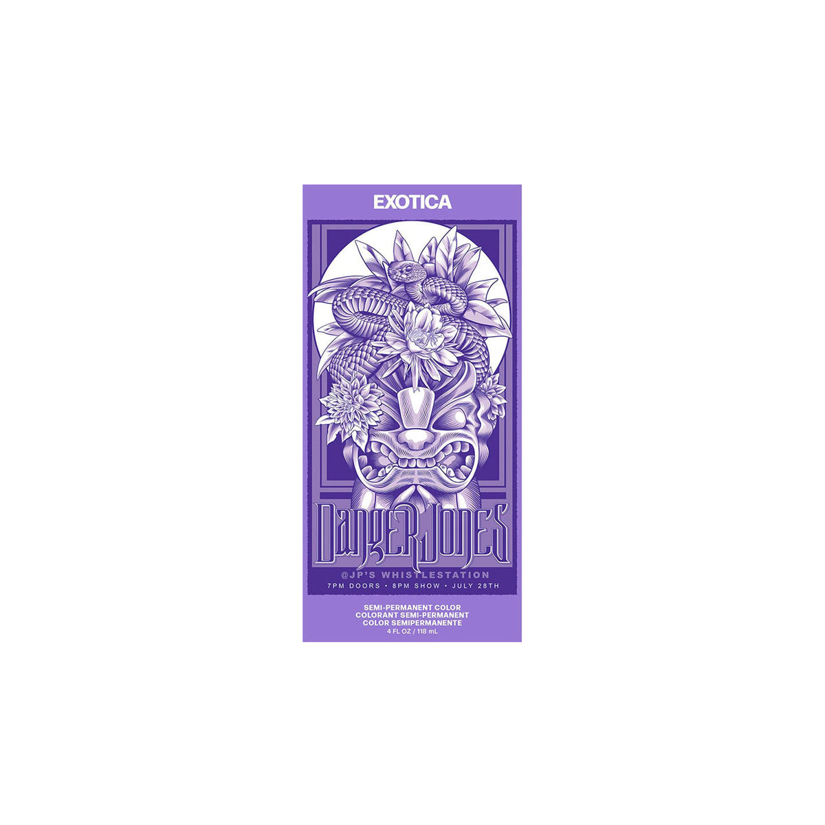 Danger Jones Semi-Permanent Color Exotica Light Purple 118ml