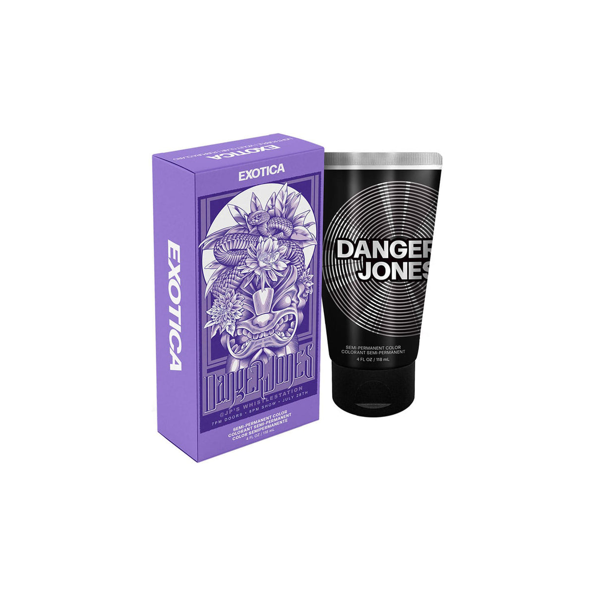 Danger Jones Semi-Permanent Color Exotica Light Purple 118ml