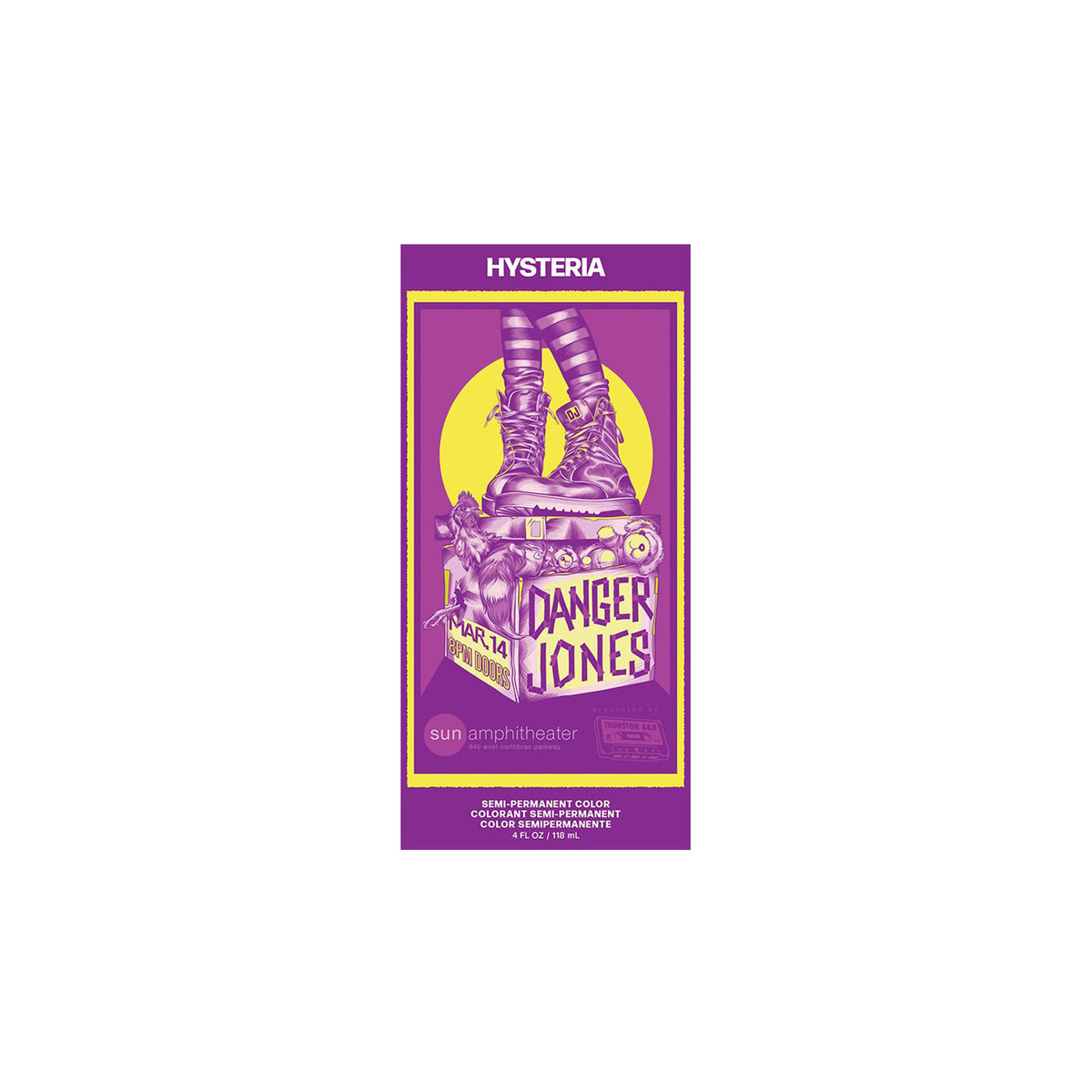 Danger Jones Semi-Permanent Color Hysteria Berry 118ml