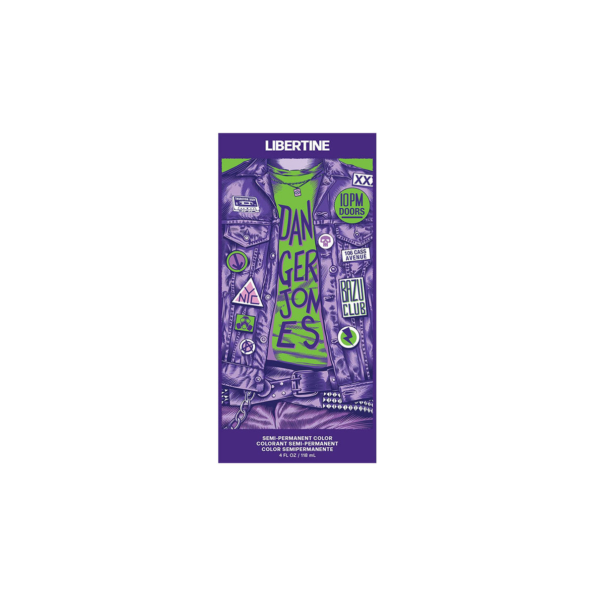 Danger Jones Semi-Permanent Color Libertine Violet 118ml