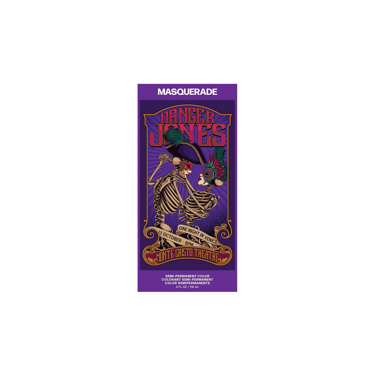 Danger Jones Semi-Permanent Color Masquerade Purple 118ml