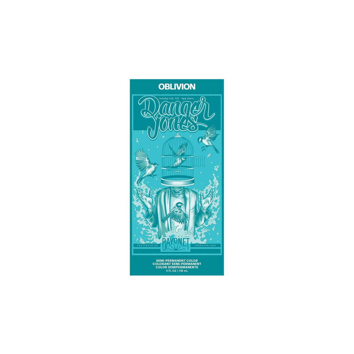 Danger Jones Semi-Permanent Color Oblivion Teal 118ml