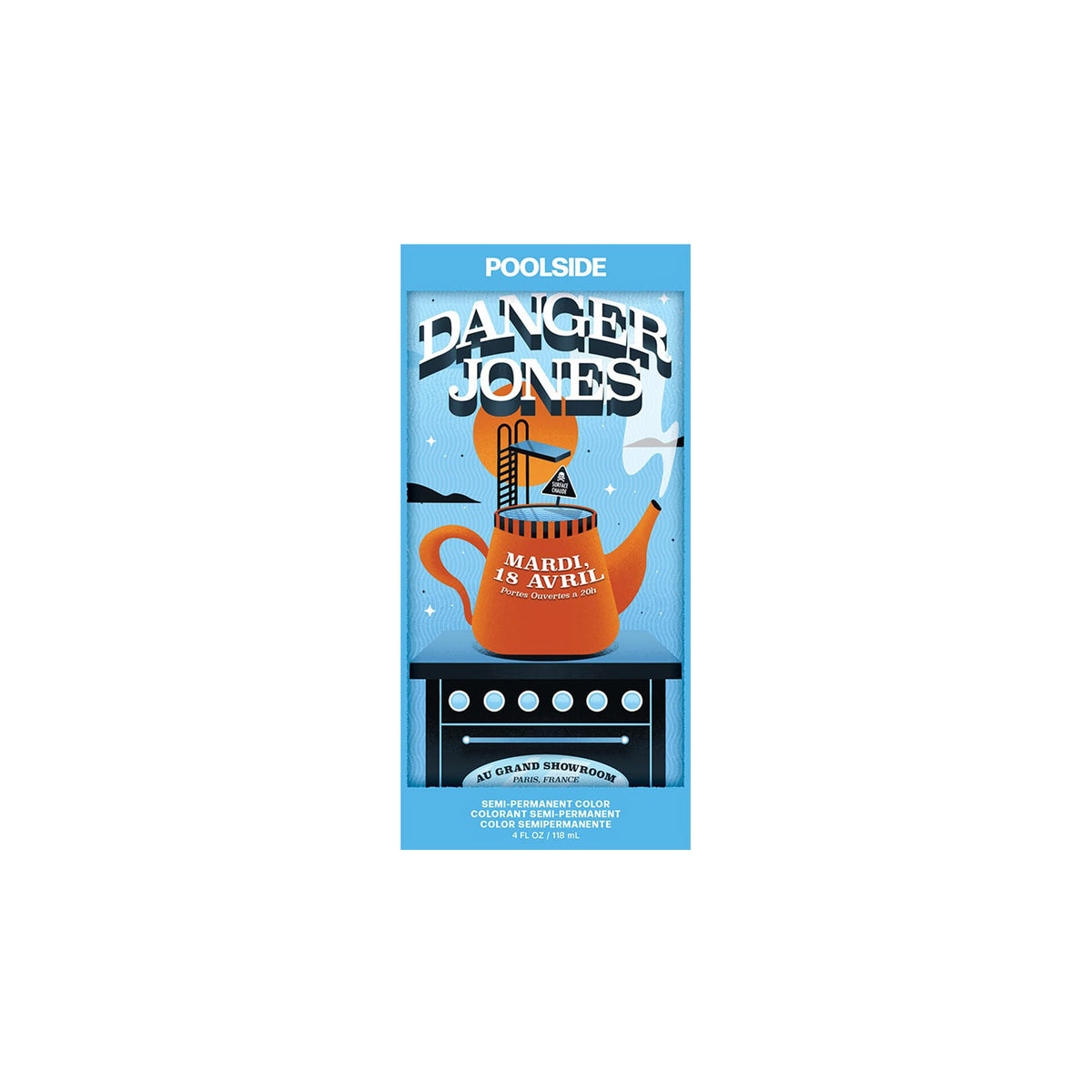 Danger Jones Semi-Permanent Color Poolside Light Blue 118ml