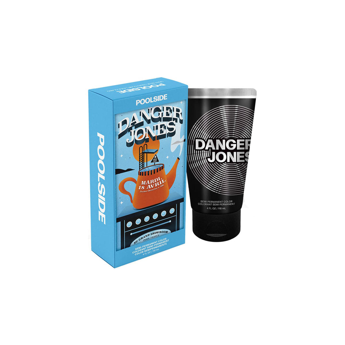 Danger Jones Semi-Permanent Color Poolside Light Blue 118ml