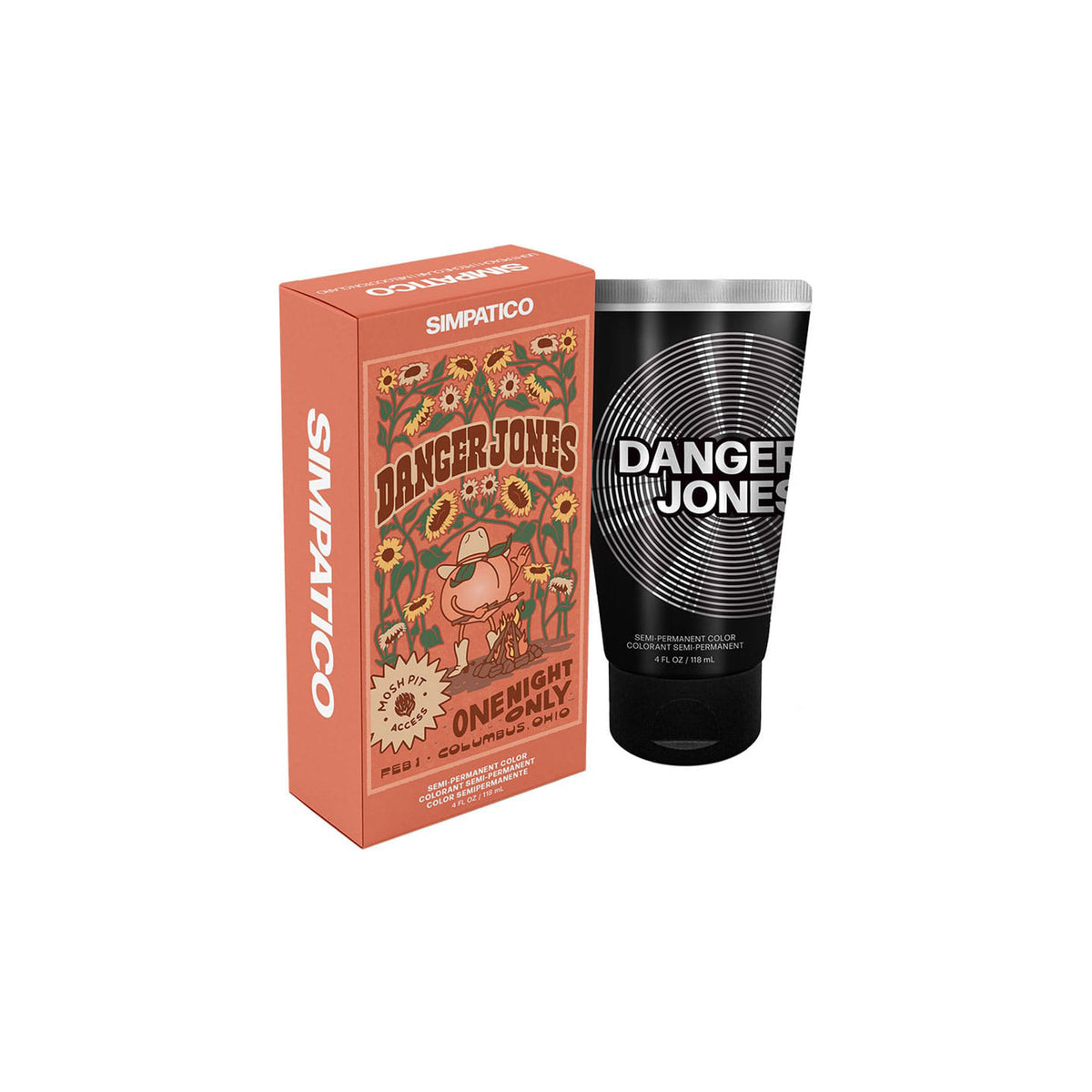 Danger Jones Semi-Permanent Color Simpatico Light Peach 118ml