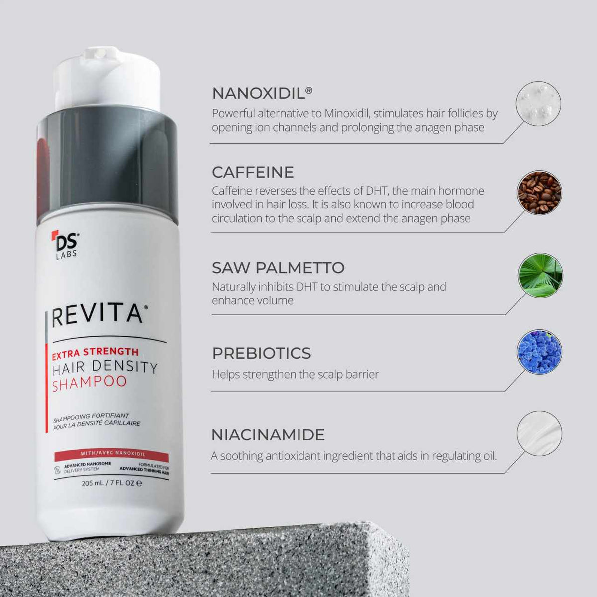 DS Laboratories Revita Extra Strength Density Shampoo 205ml