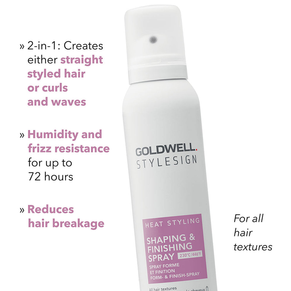 Goldwell StyleSign Heat Styling Shaping &amp; Finishing Spray 200ml