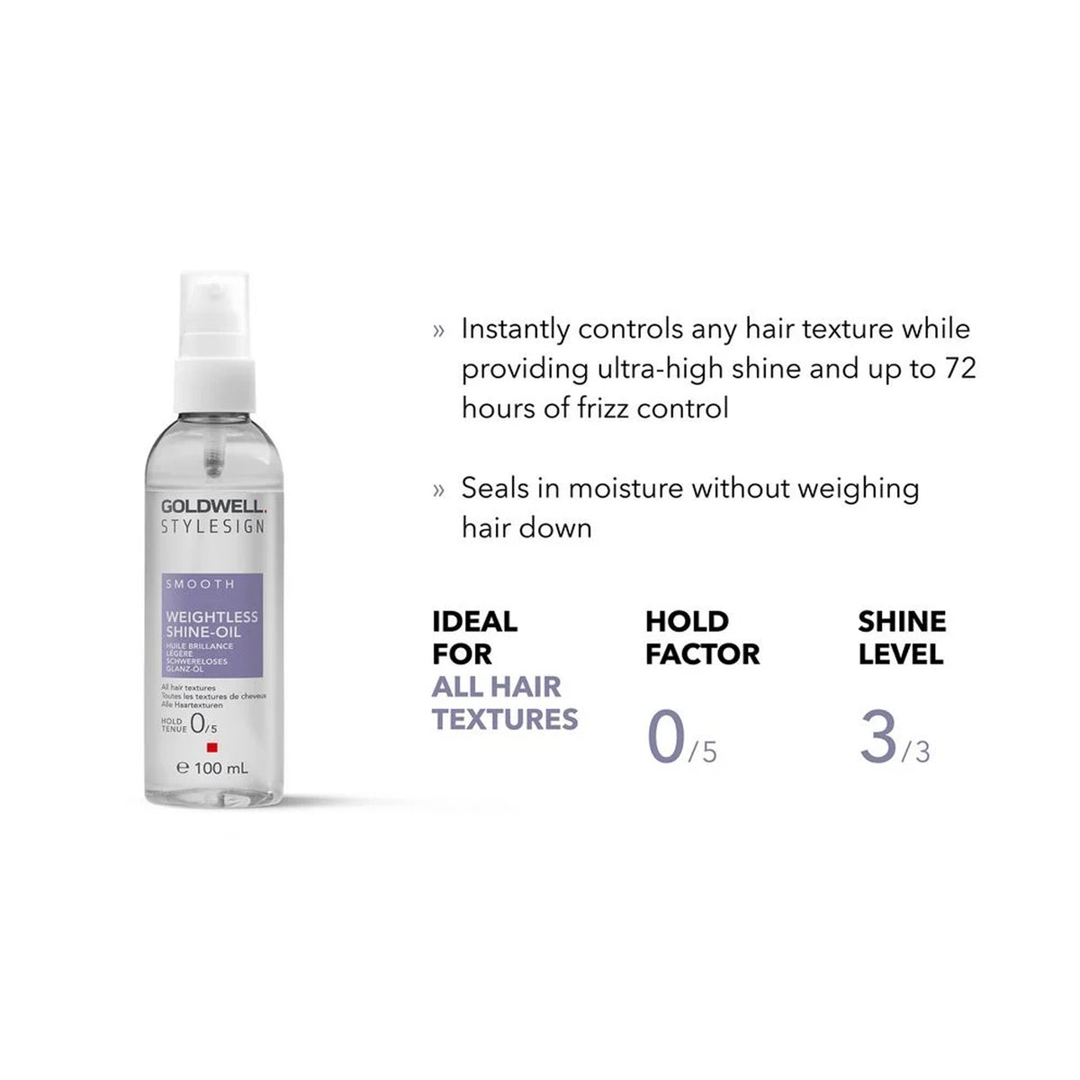 Goldwell StyleSign Smooth Weightless Shine-Oil 100ml