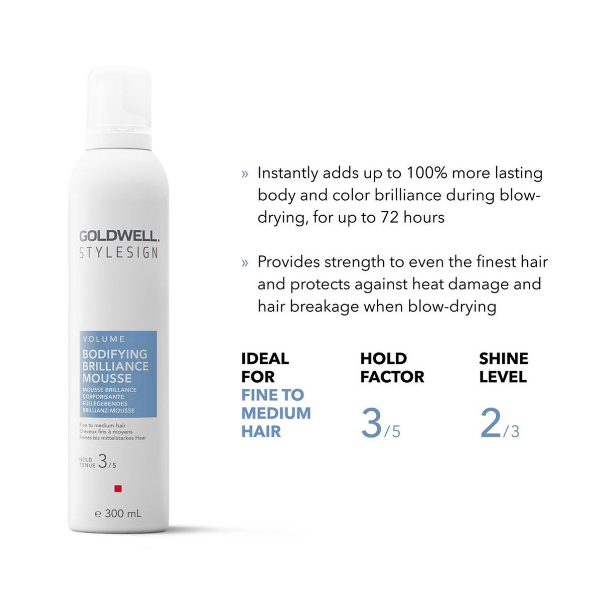 Goldwell StyleSign Volume Bodifying Brilliance Mousse 300ml