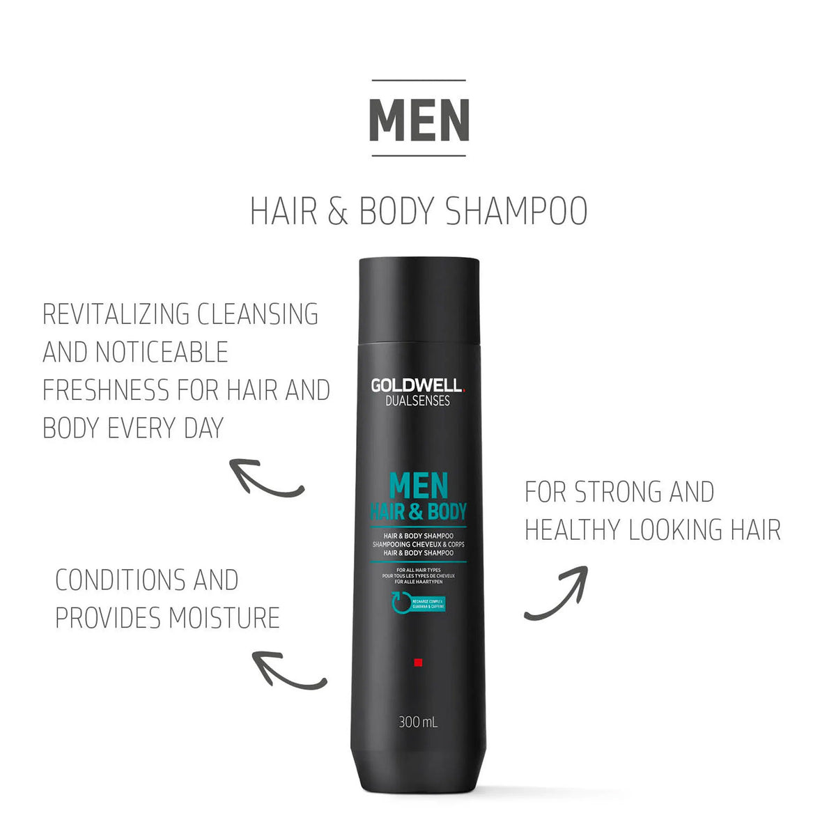 Goldwell Dualsenses Men Hair and Body Shampoo