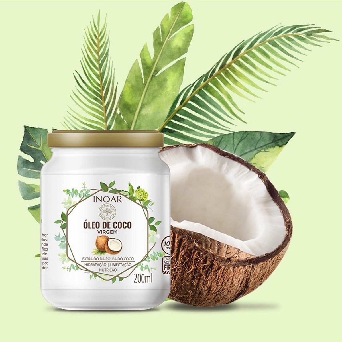 INOAR Virgin Coconut Oil 200ml