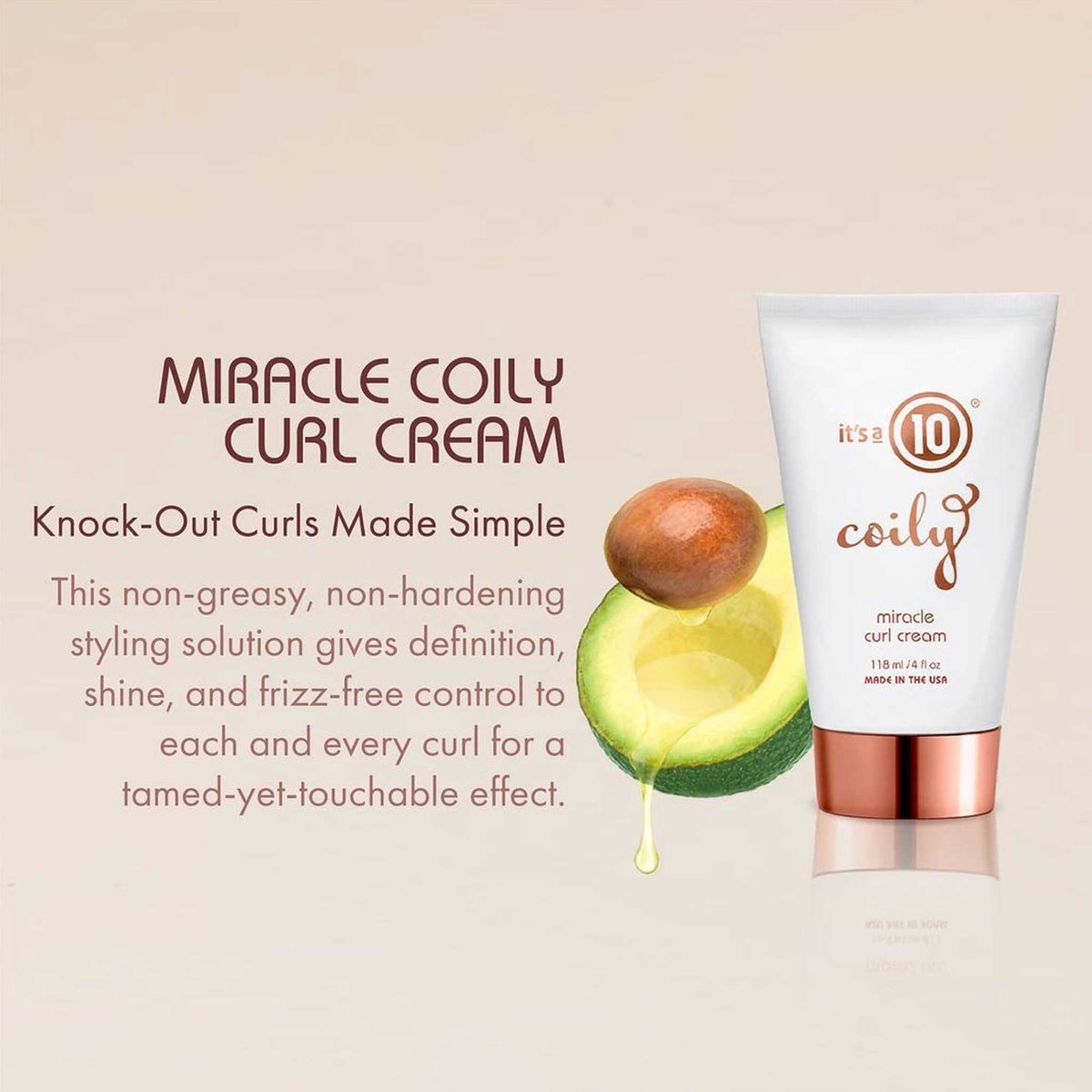 It&#39;s a 10 Miracle Coily Curl Cream 118ml