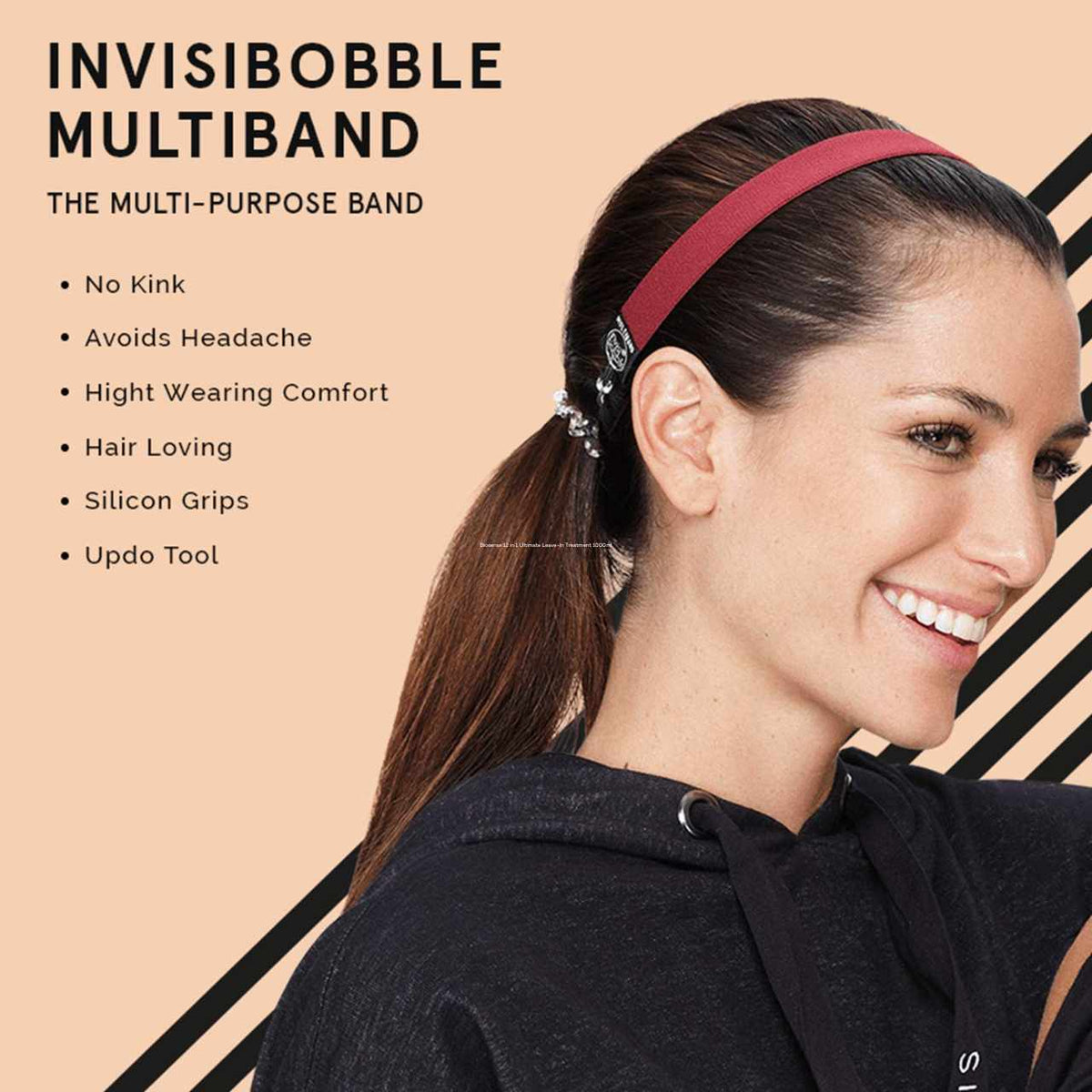 Invisibobble Multiband Red-y To Rumble