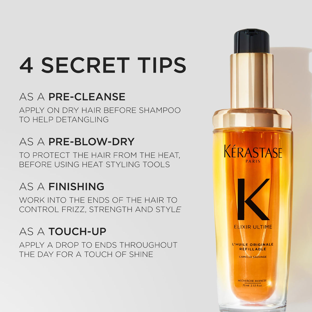 Kérastase Elixir Ultime L&#39;Huile Originale Refillable Hair Oil 75ml