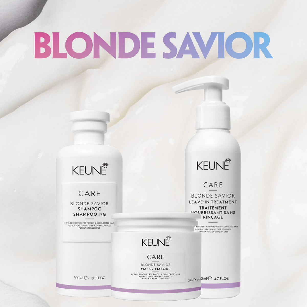 Keune Care Blonde Saviour Leave-In Treatment Cream 140ml