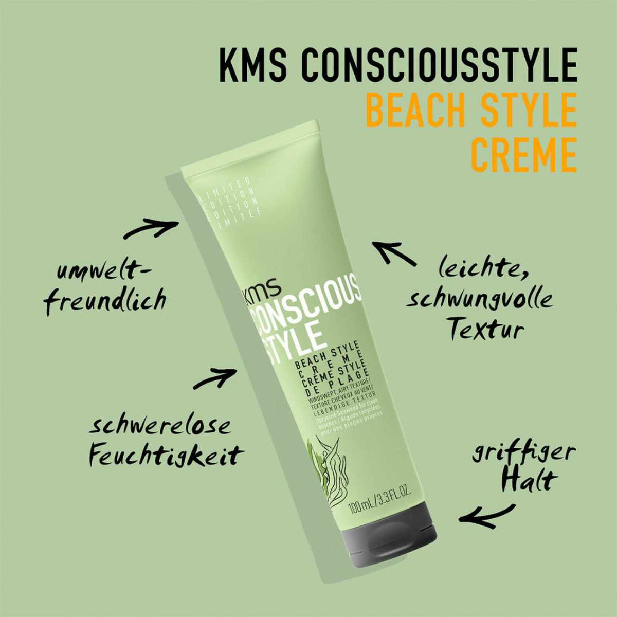 KMS Conscious Style Beach Style Creme 100ml