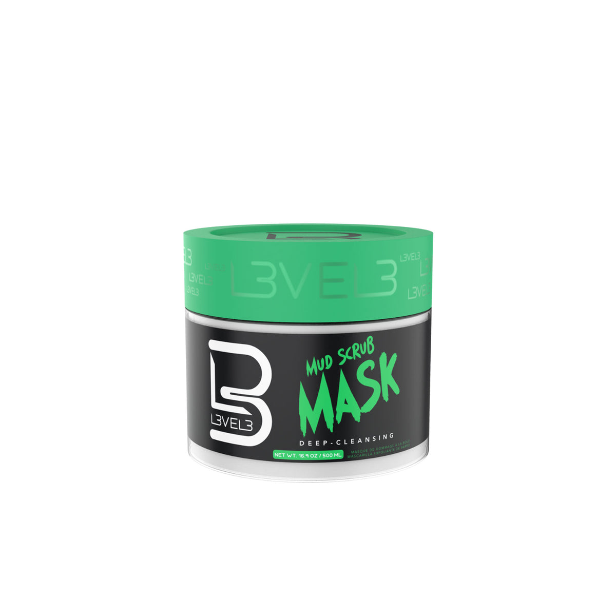 L3VEL3 Mud Scrub Mask 500ml