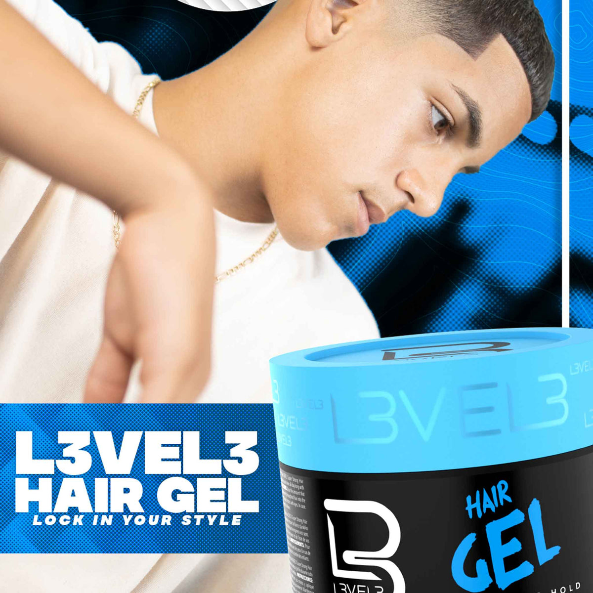 L3VEL3 Super Strong Hair Gel 500ml