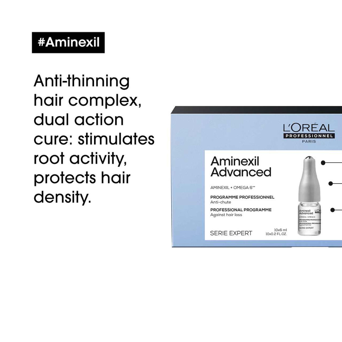 L&#39;Oreal Professionnel Scalp Advanced Aminexil Advanced Ampoules 42x6ml