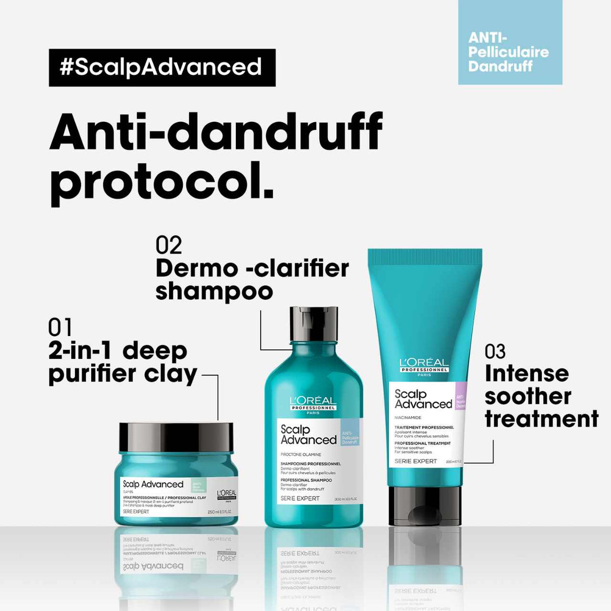 L&#39;Oreal Professionnel Scalp Advanced Anti-Dandruff Shampoo 300ml