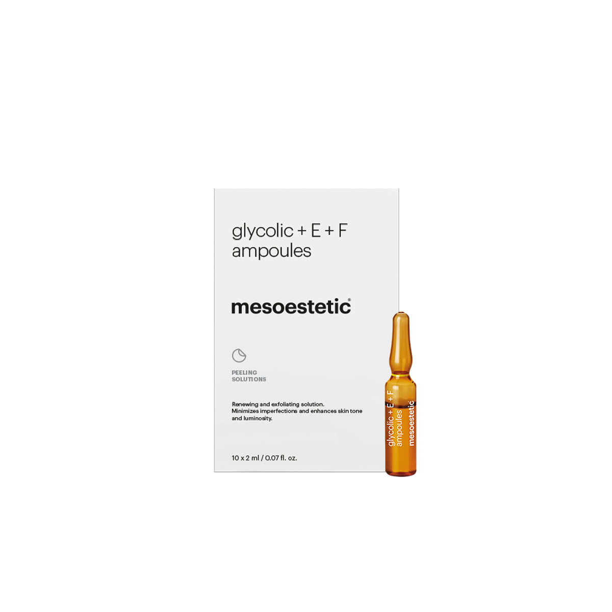 Mesoestetic Glycolic + E + F Ampoules 2ml x 10