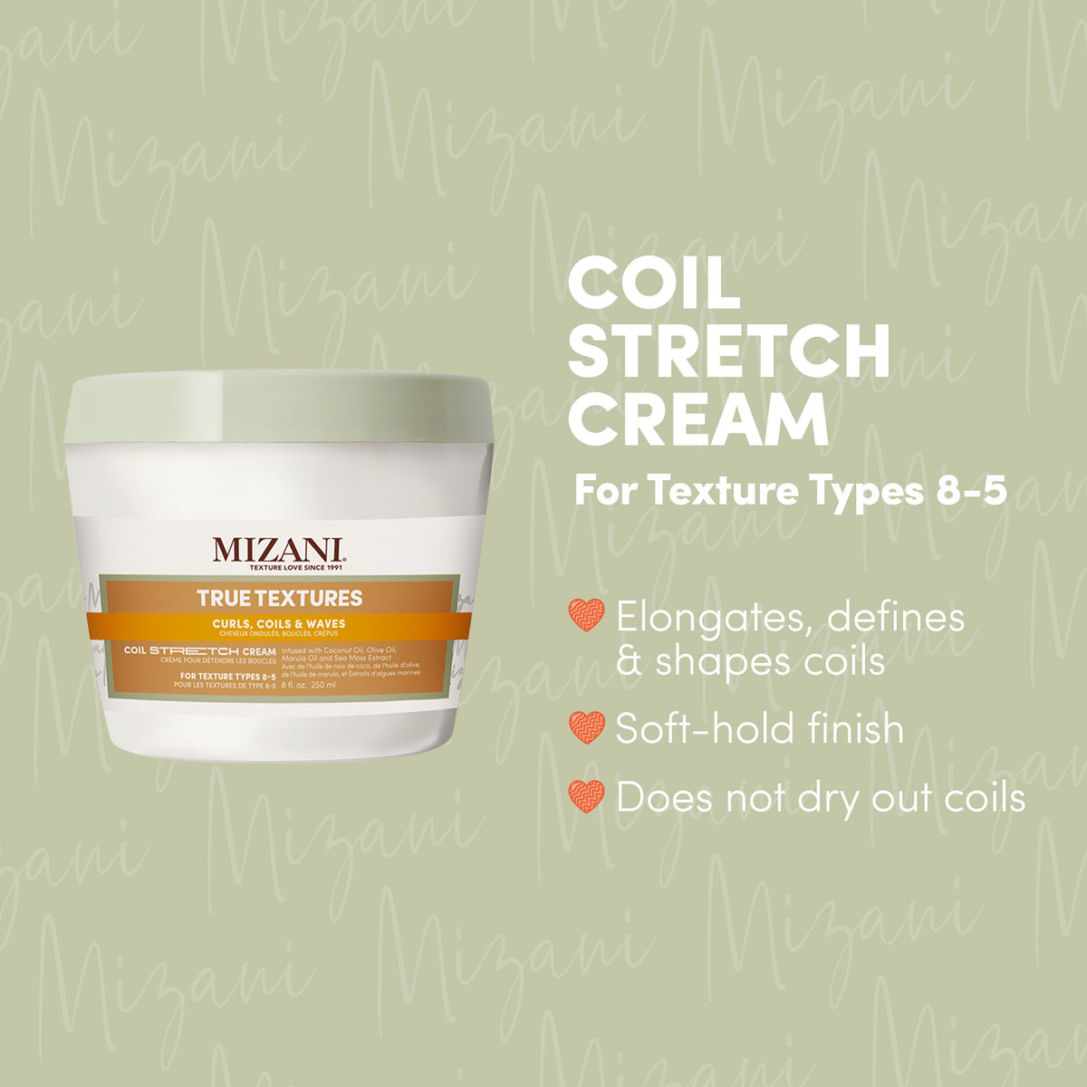 Mizani True Textures Coil Stretch Cream 250ml