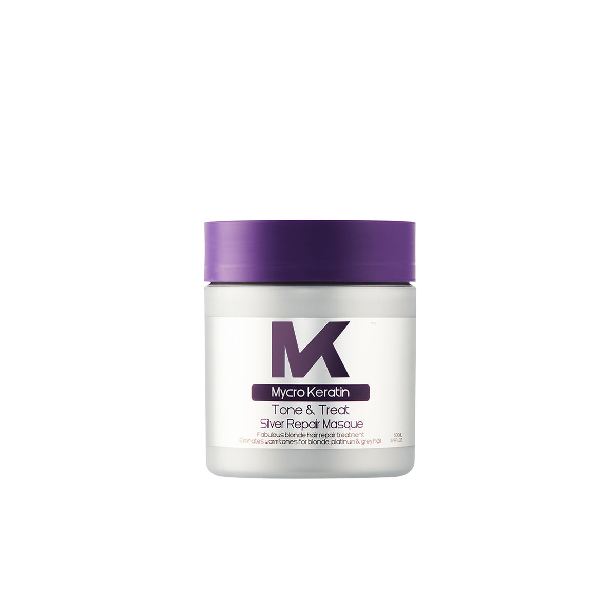 Mycro Keratin Tone&amp;Treat Silver Repair Masque 500ml