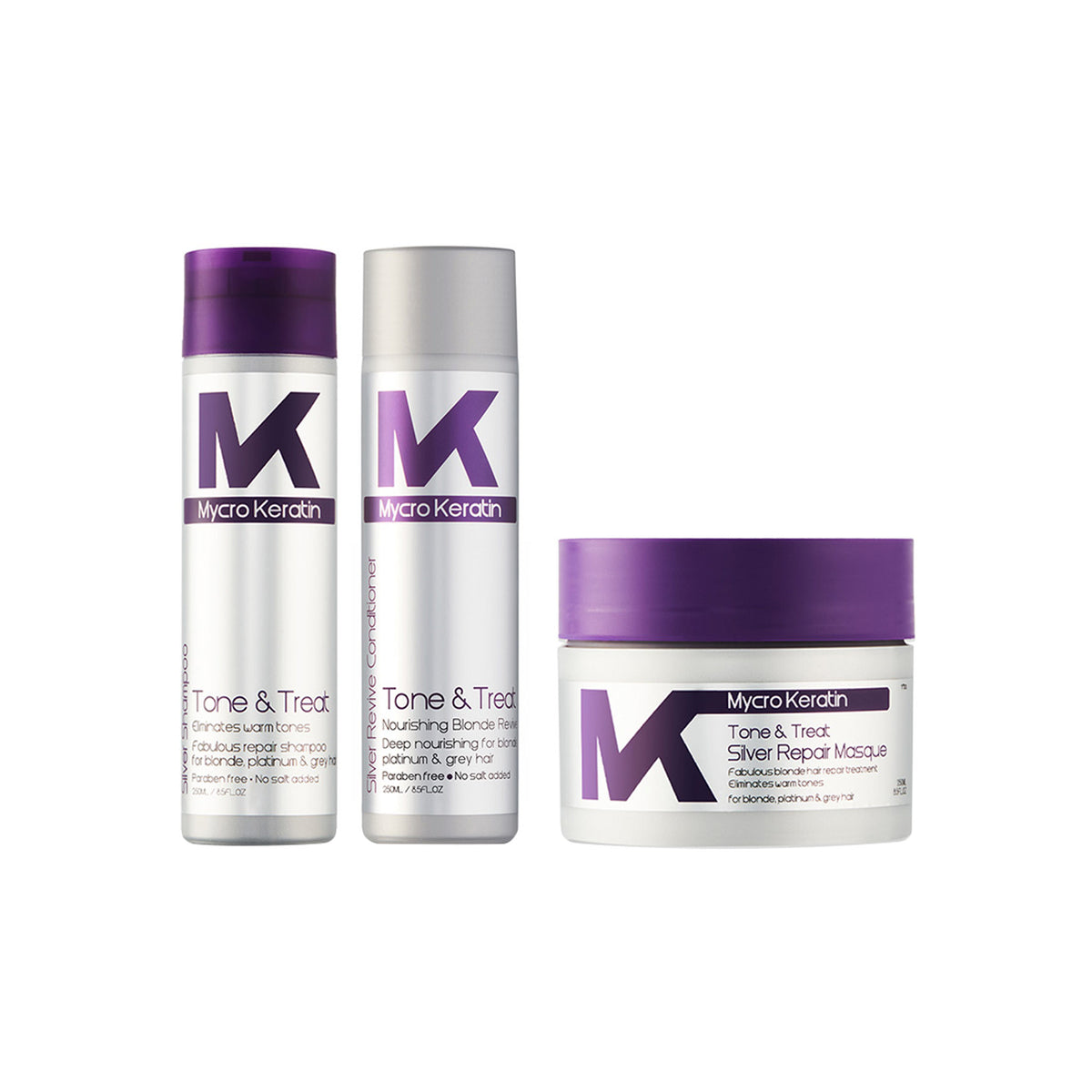 Mycro Keratin Tone&amp;Treat Trio