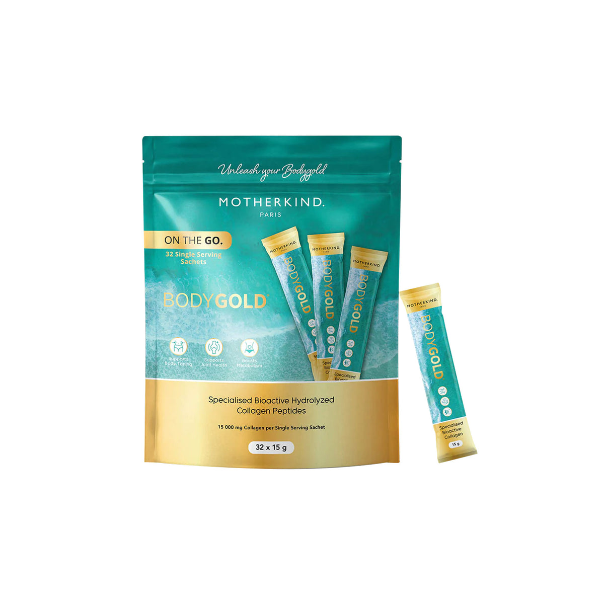 Motherkind BodyGold Collagen Single Servings