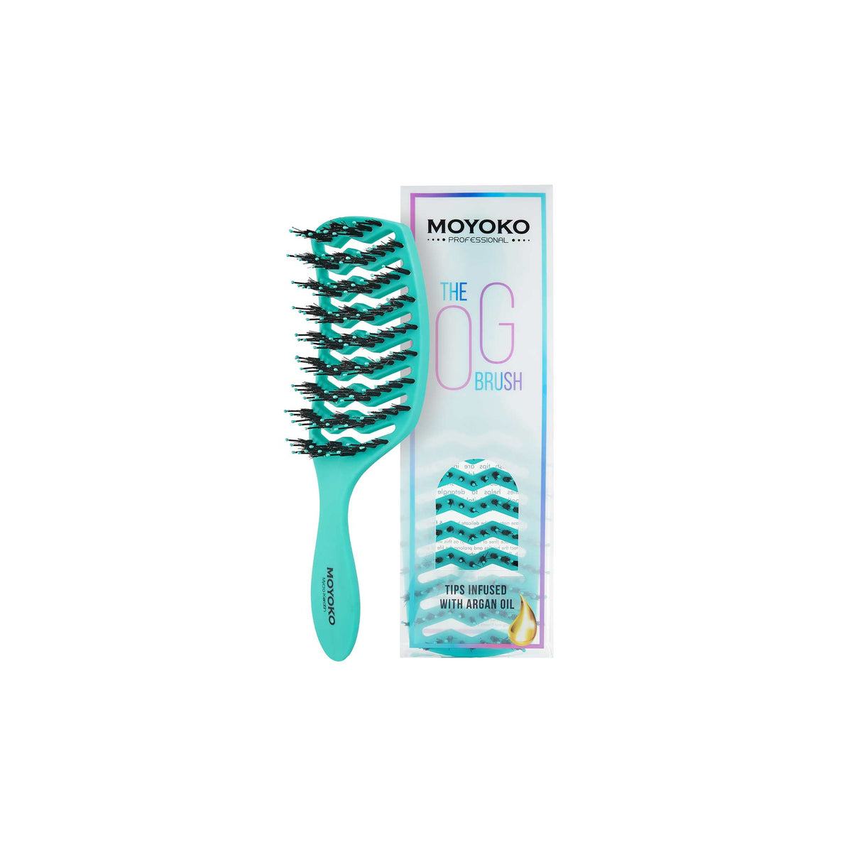 Mycro Keratin Moyoko Brush - Turquoise