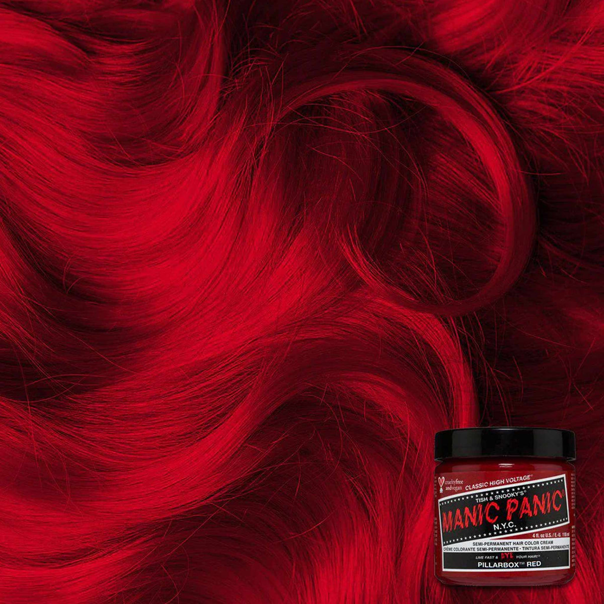 Manic Panic Color Cream Pillarbox Red 118ml