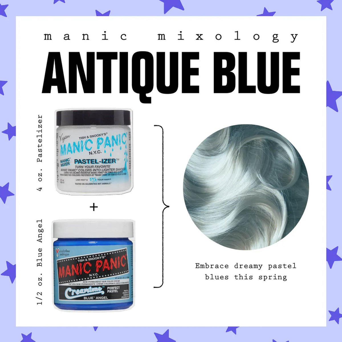 Manic Panic Creamtone Blue Angel 118ml