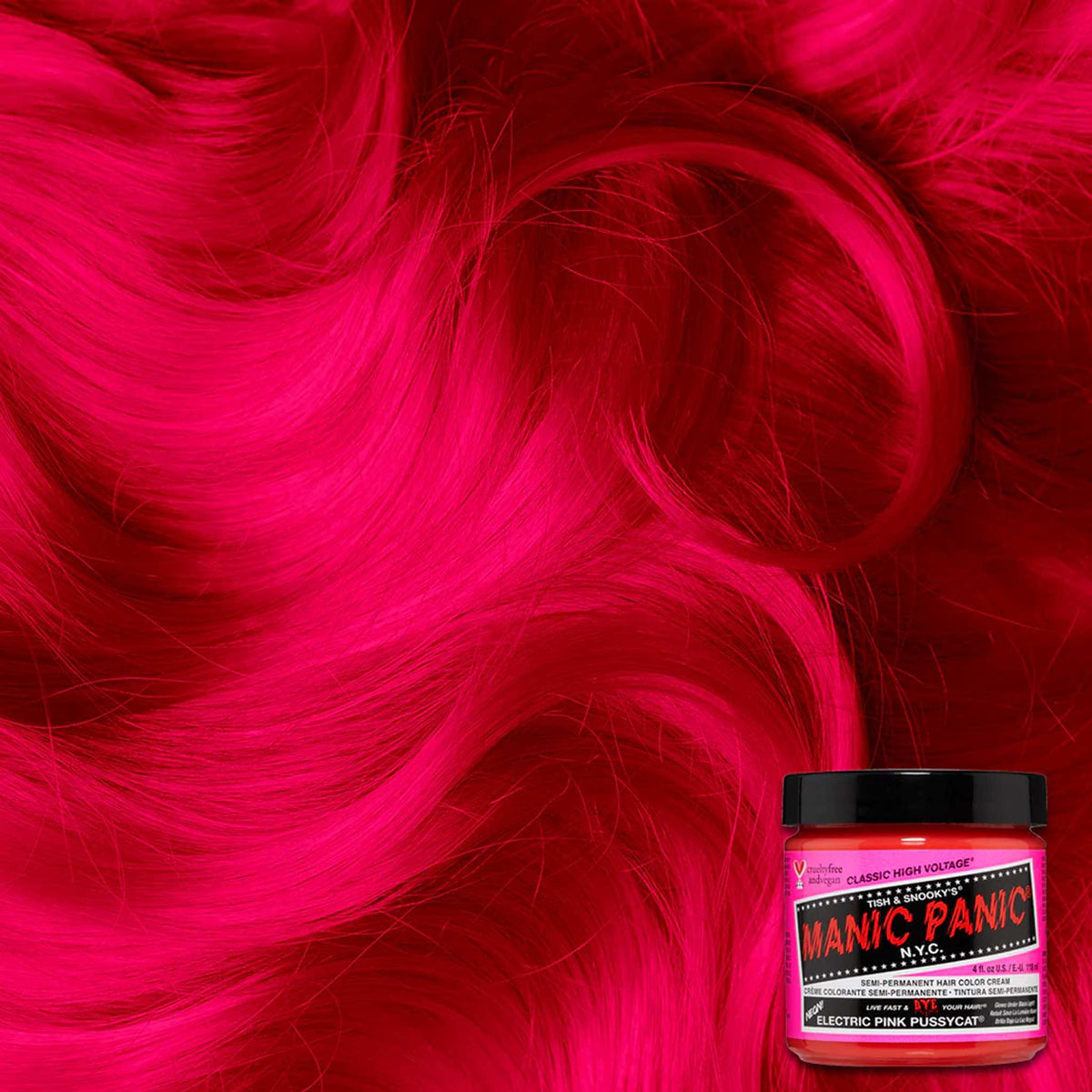 Manic Panic Glowtones Electric Pink Pussycat 118ml