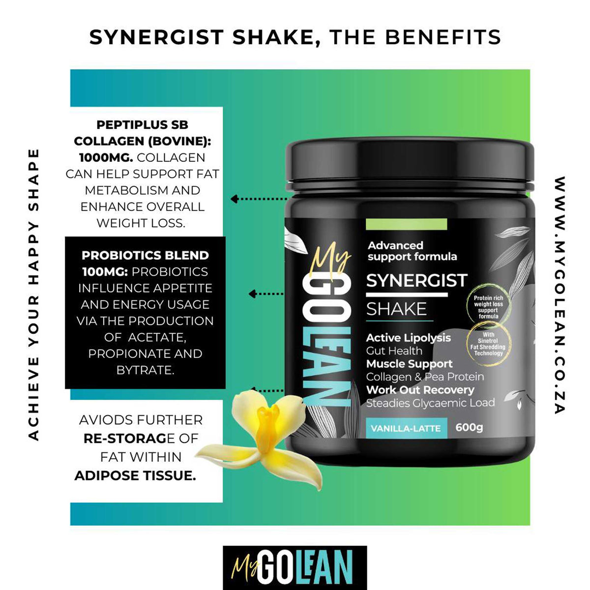 MyGoLean Synergist Shake 600g