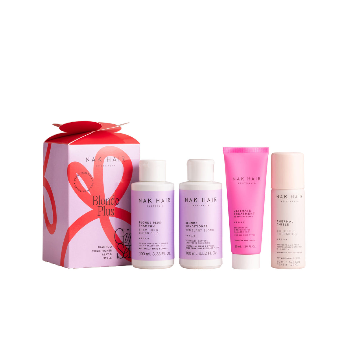 NAK Blonde Plus Mini Holiday Gift Set