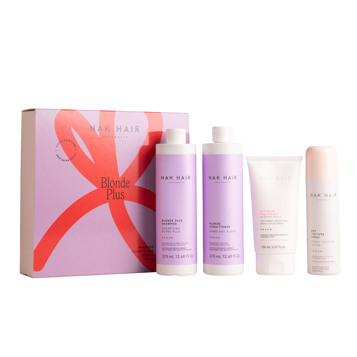 NAK Blonde Plus Quad Holiday Gift Set