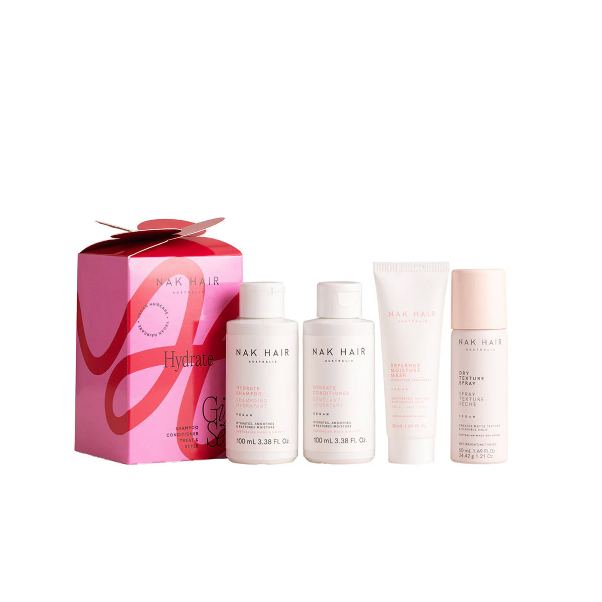 NAK Hydrate Mini Holiday Gift Set