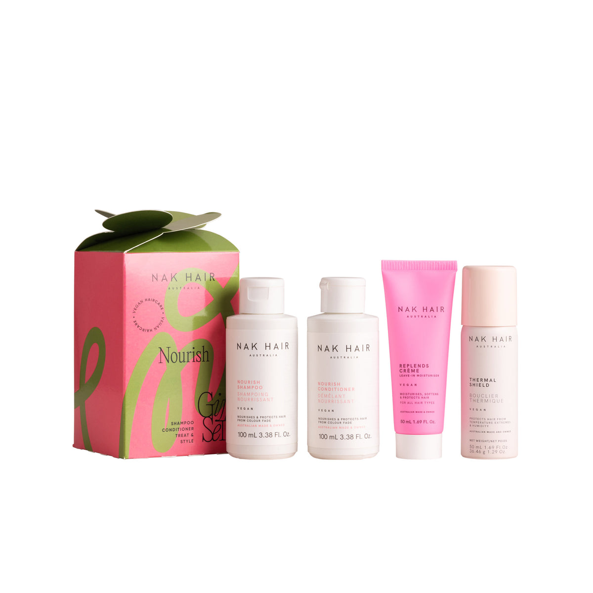 NAK Nourish Mini Holiday Gift Set