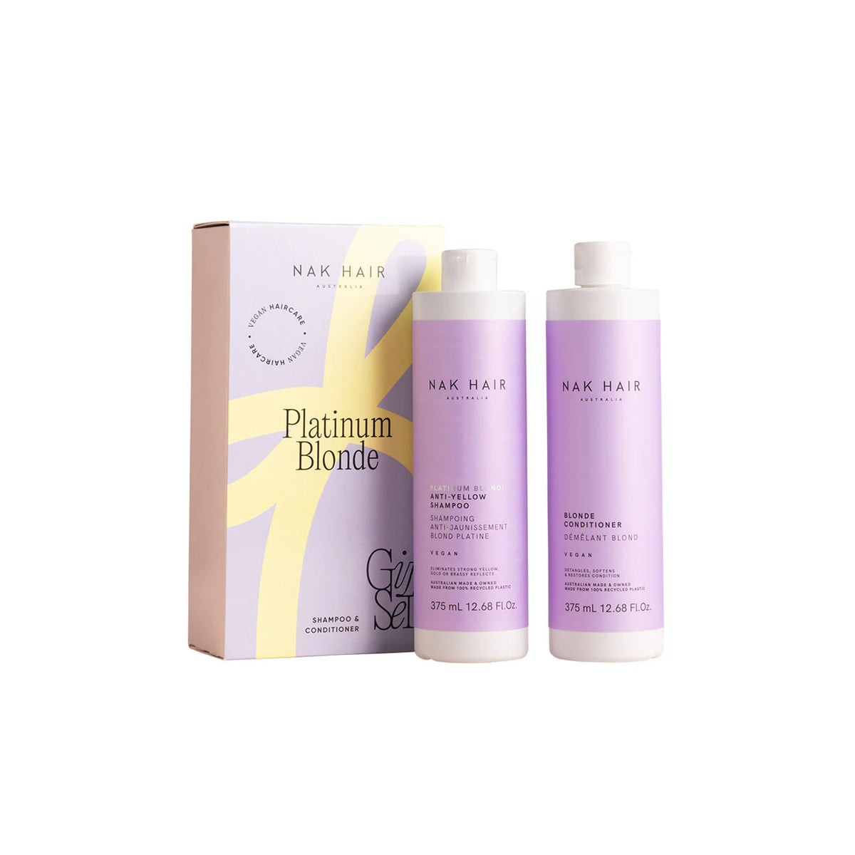 NAK Platinum Blonde Duo Holiday Gift Set