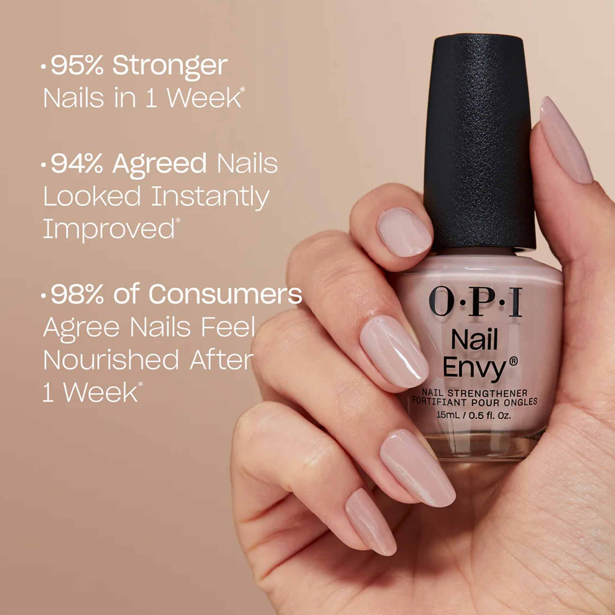 O.P.I Nail Envy - Double Nude-y 15ml