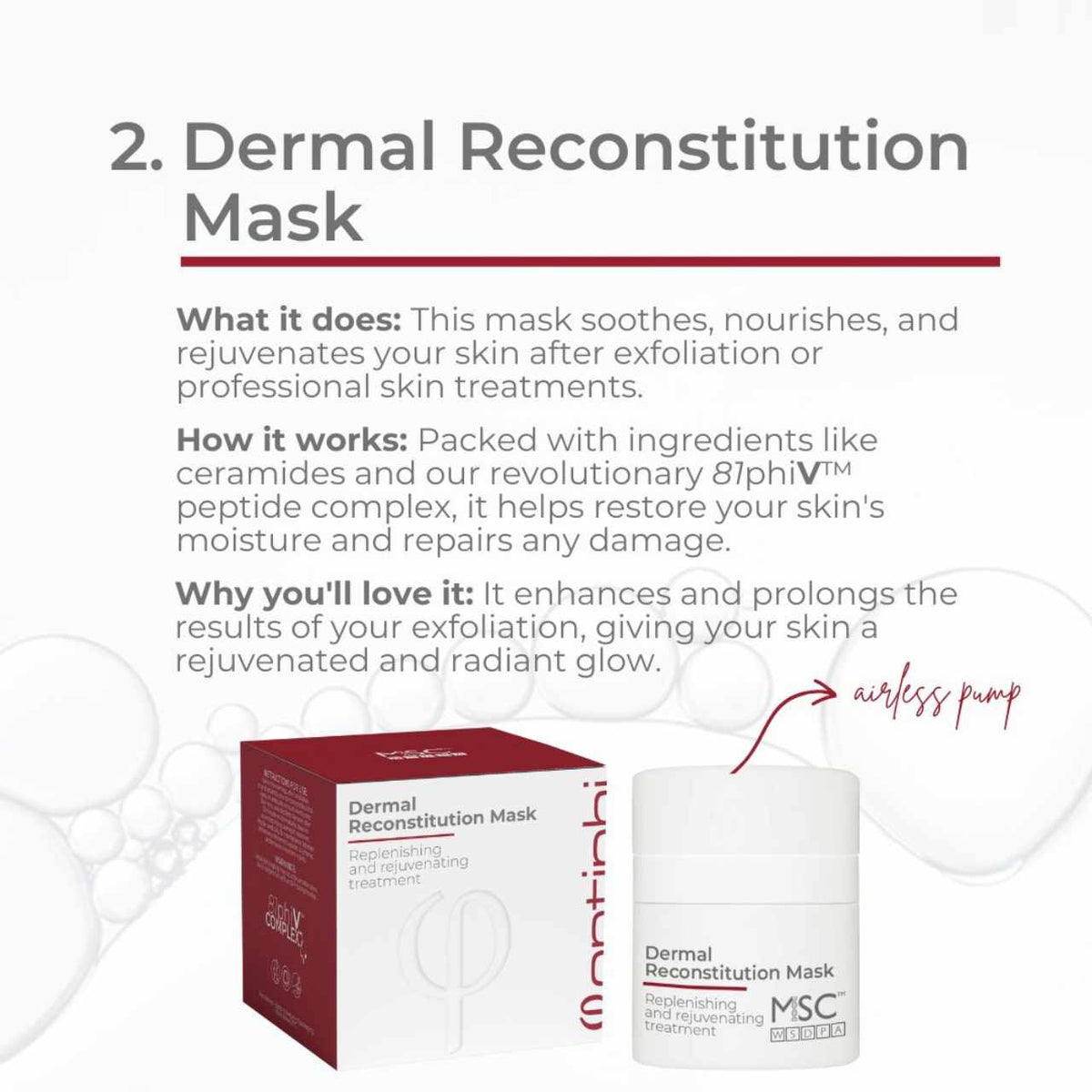 Optiphi Dermal Reconstitution Mask 50ml