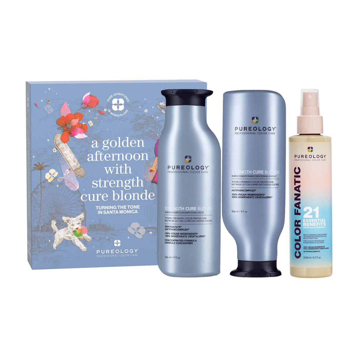 Pureology Strength Cure Blonde Holiday Gift Set