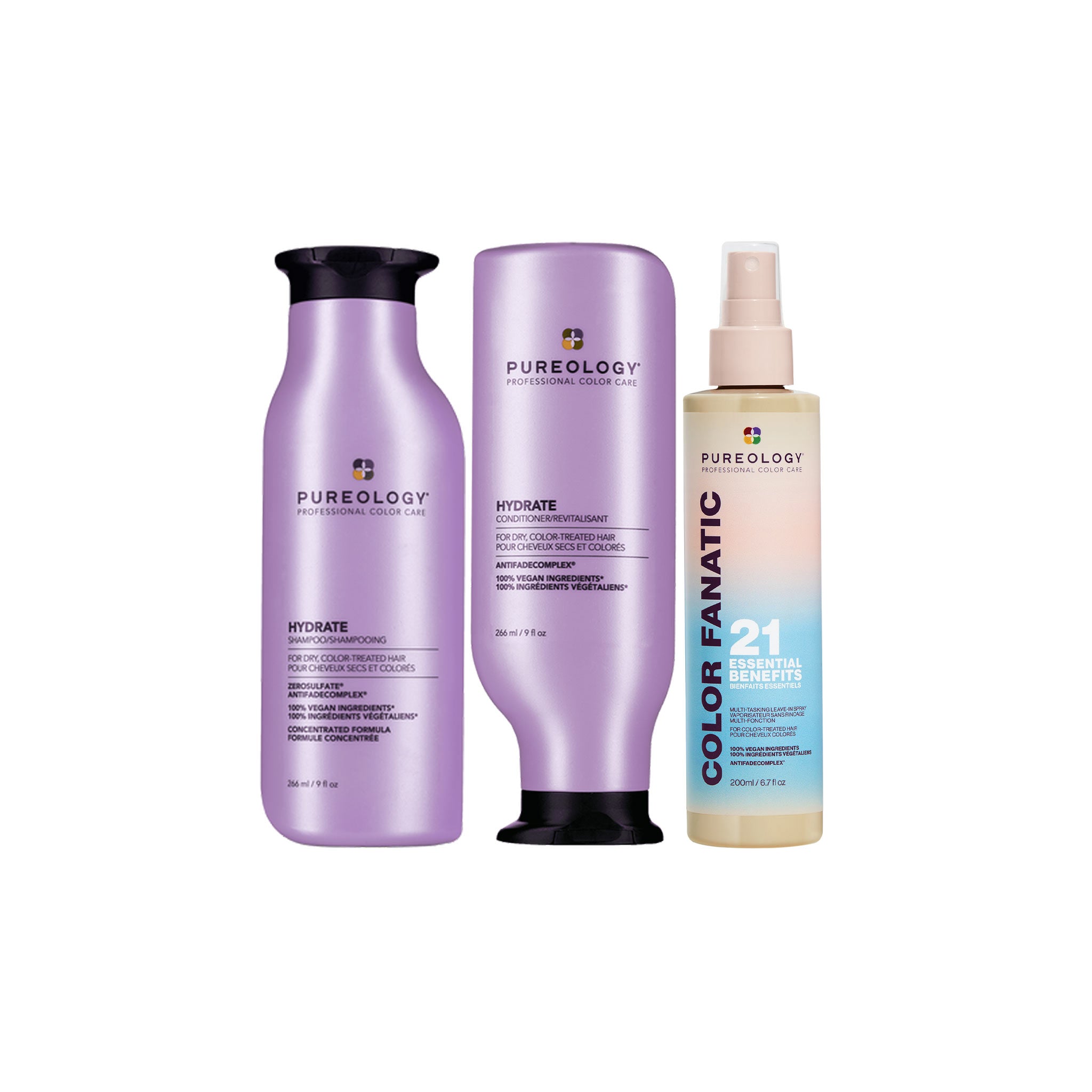 Pureology Hydrate Meduim Thick on sale Hair Shampoo Conditioner Treatment