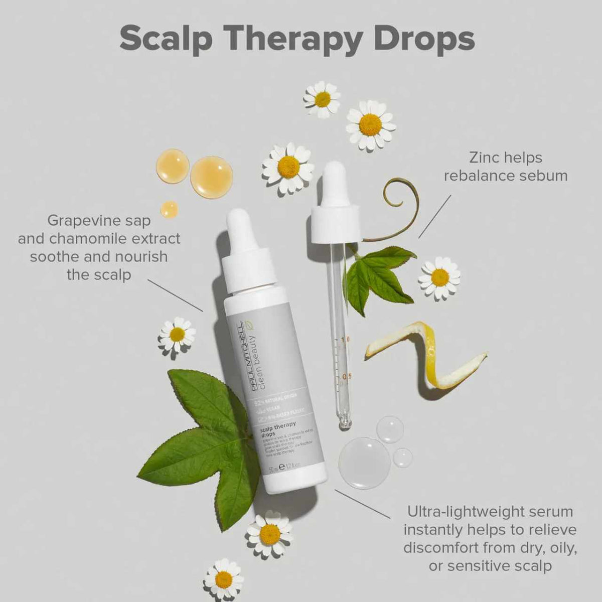 Paul Mitchell Clean Beauty Scalp Therapy Drops 50ml