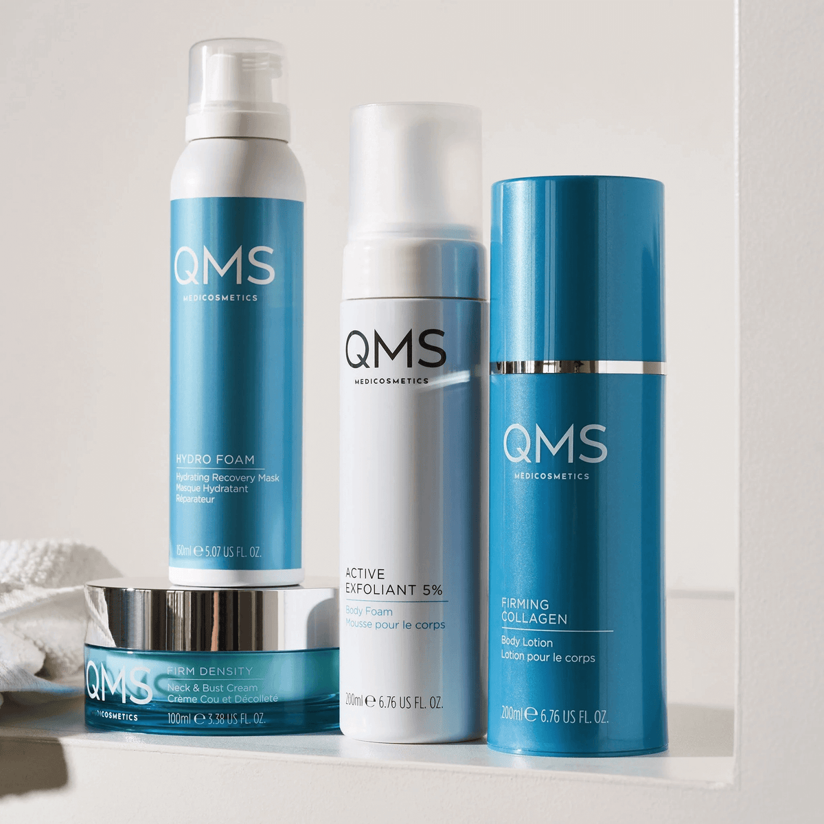 QMS Body Balance Exfoliating Body Foam 200ml