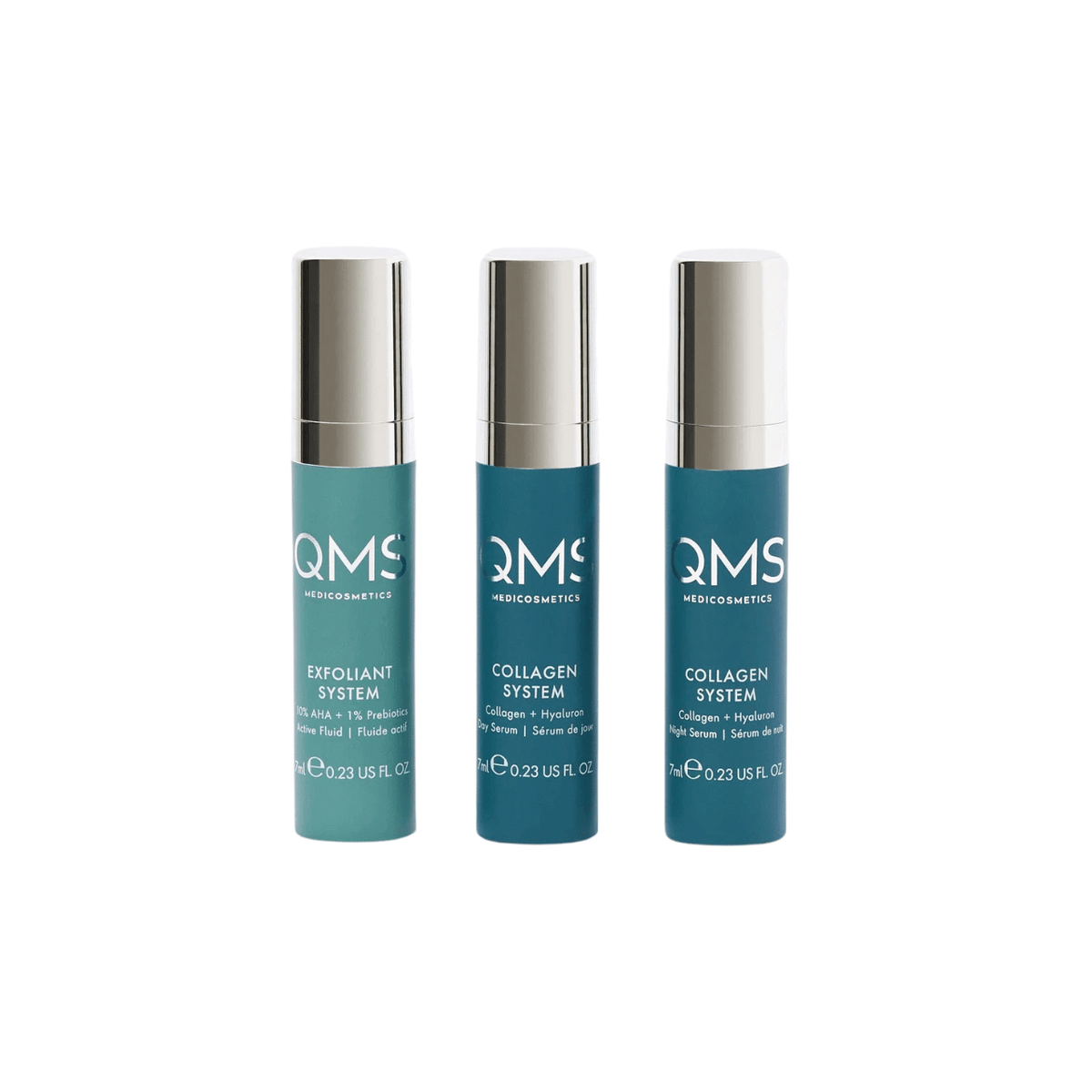 QMS Collagen + Exfoliant Set Strong 3x7ml