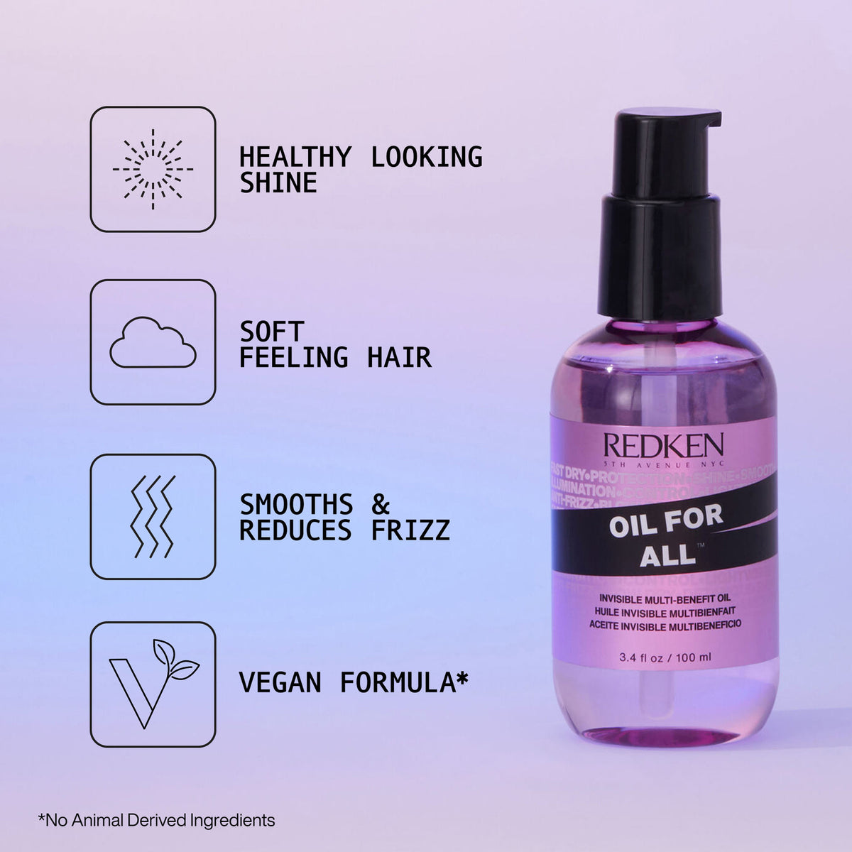 Redken Oil For All Weightless Hair Oil For All Hair Types 100ml