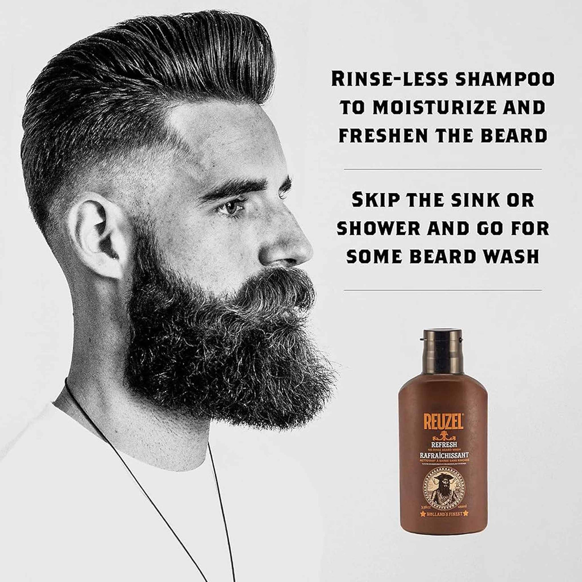 Reuzel Refresh No Rinse Beard Wash 100ml