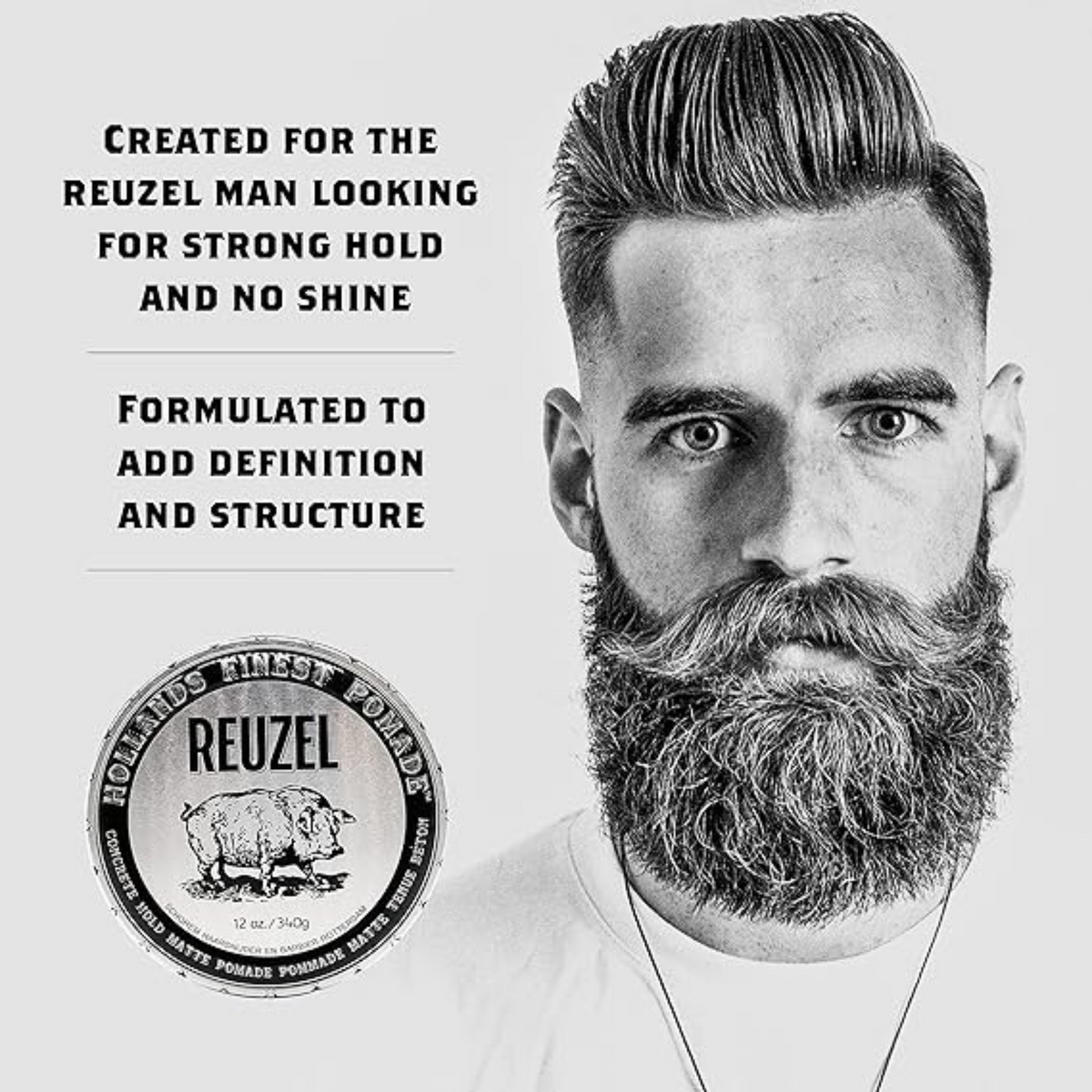 Reuzel Concrete Hold Matte Pomade 113g